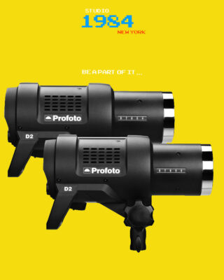 “Photography lighting equipment included in studio rental”