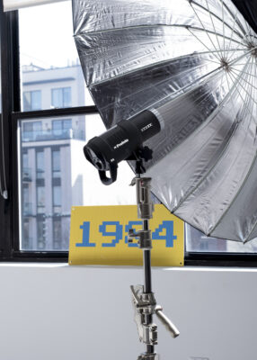 “Photography lighting equipment included in studio rental”